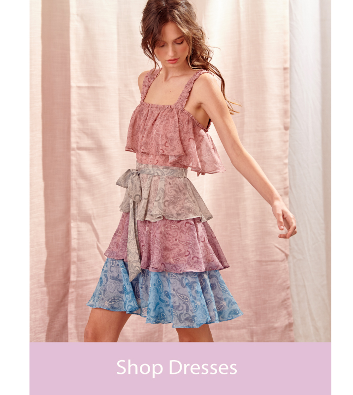 storia ruffle dress